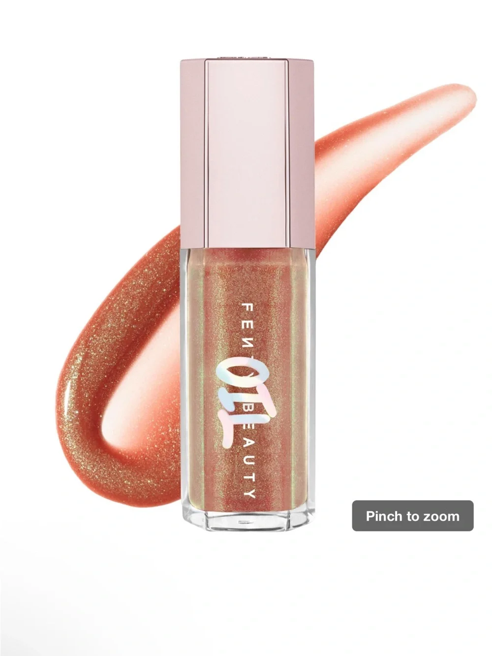Fenty Beauty Gloss Bomb Lip Oil — Sparkling Rose Nude